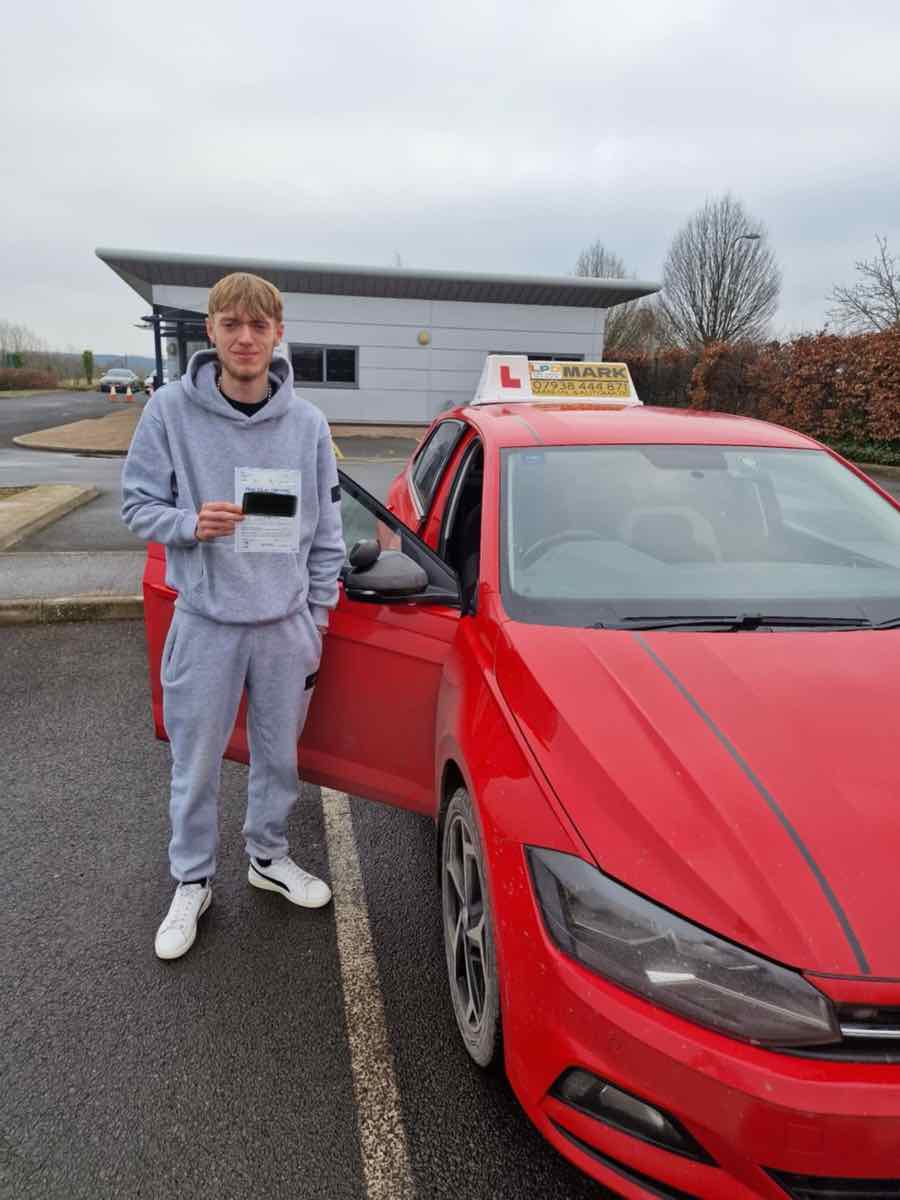 Student celebrating a driving test pass with LPD Driving School