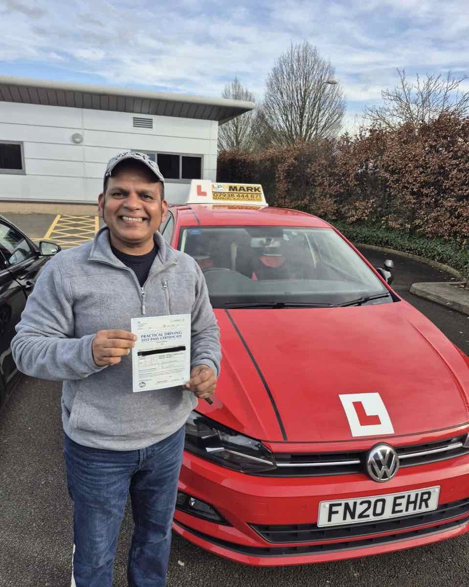 Student celebrating a driving test pass with LPD Driving School